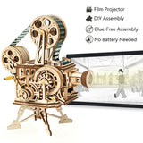 WAGO® Functional Vintage Projector - 3D Wooden Puzzle 14+