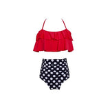 Mother & Daughter Matching Swimsuit - Retro